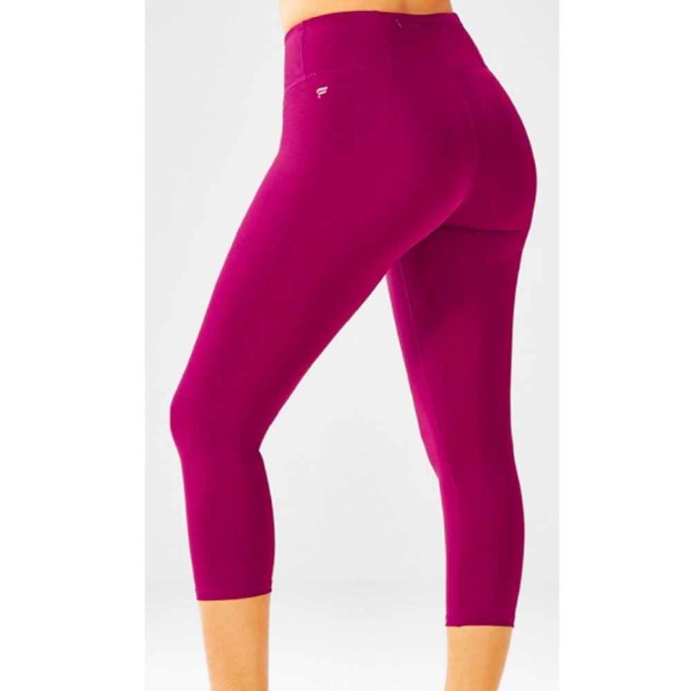 Fabletics Mid-Rise Capri with Back Zipper Pocket